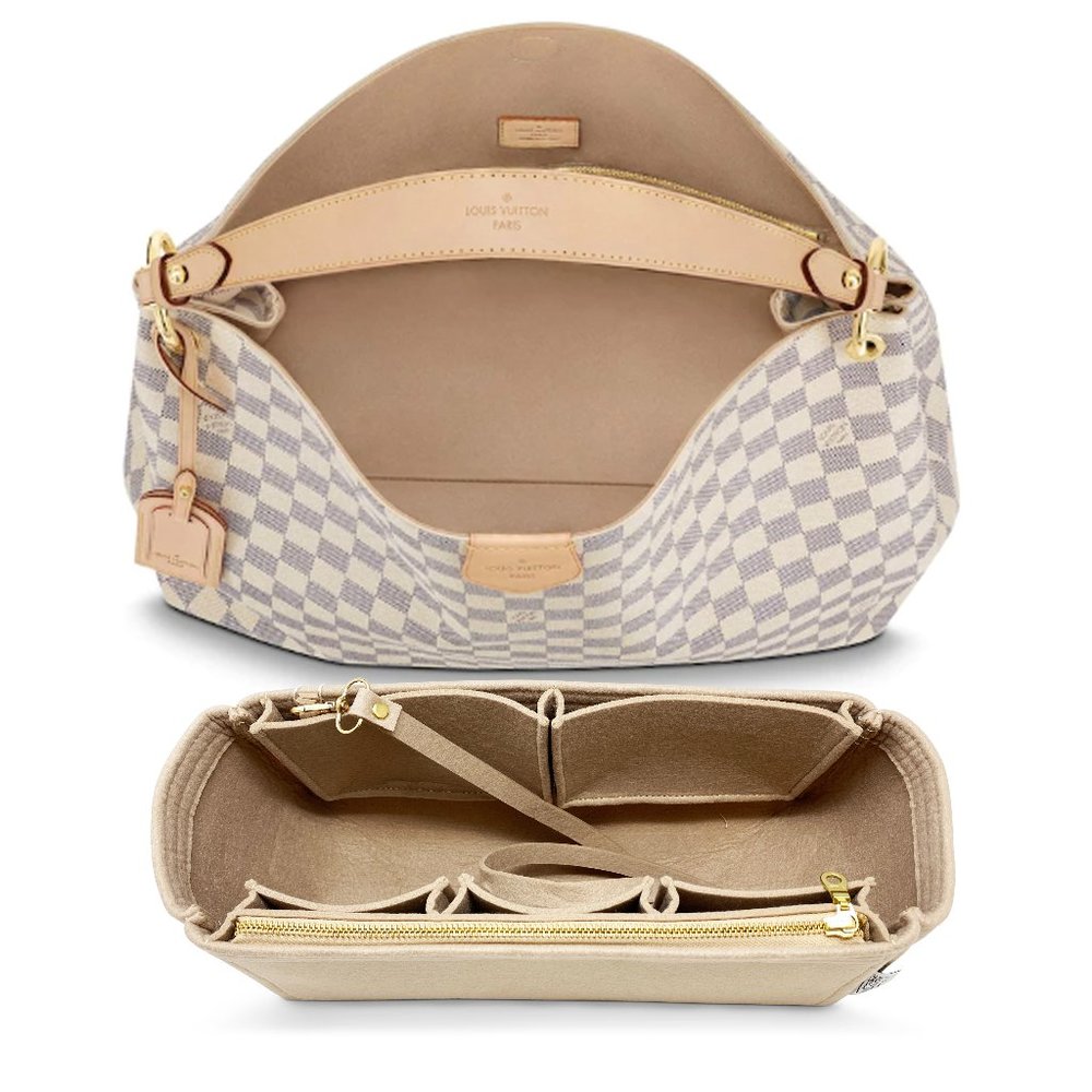 👑AlgorithmBags for Louis Vuitton LV Graceful PM Purse Organizer Insert w/ Zip